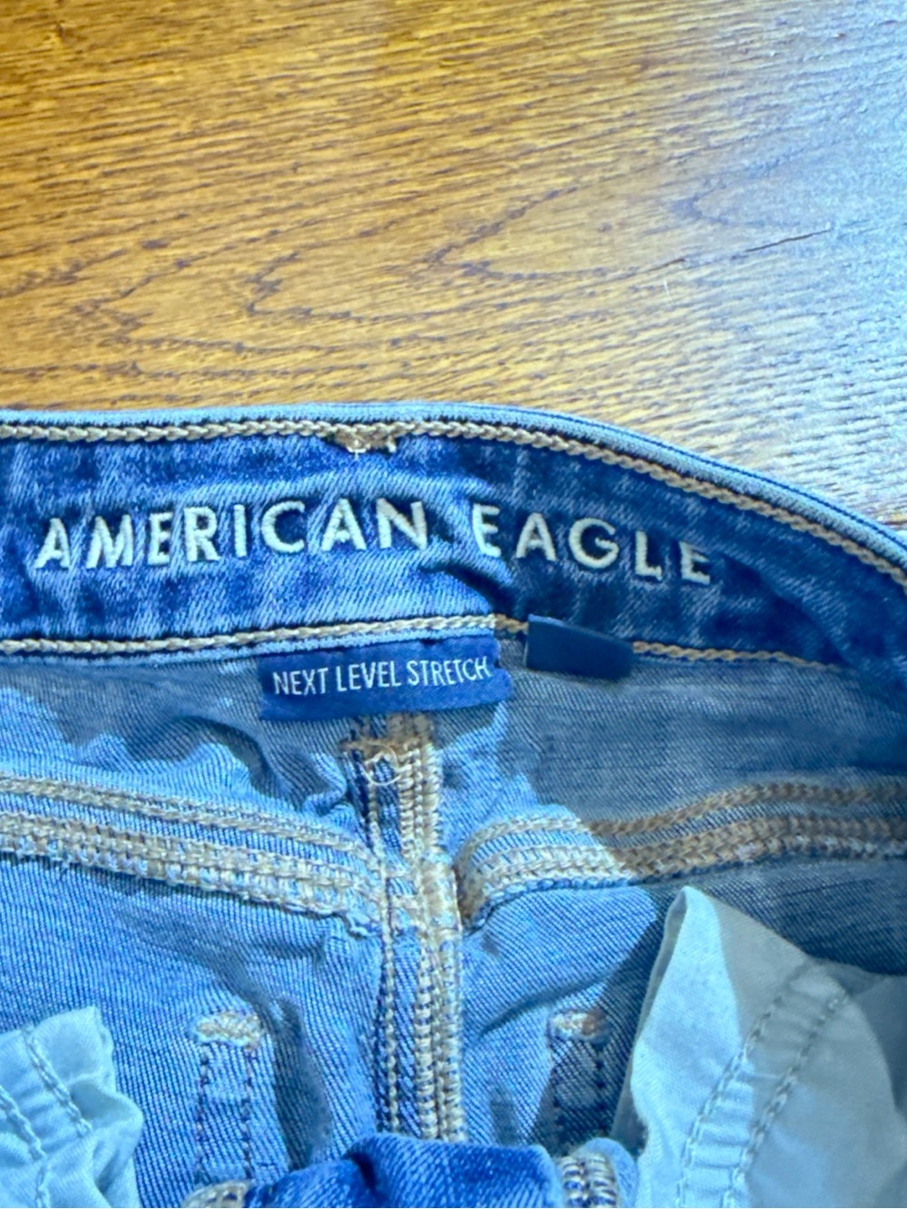 American Eagle Outfitters Women's Navy Skinny‎ Jeans - Picture 4 of 8